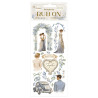 Rub-on Stamperia 10x21 cms. Timeless Boda