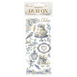 Rub-on Stamperia 10x21 cms. Timeless Tarta