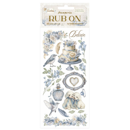 Rub-on Stamperia 10x21 cms. Timeless Tarta