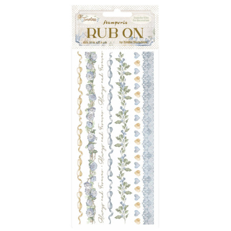 Rub-on Stamperia 10x21 cms. Timeless Rayas