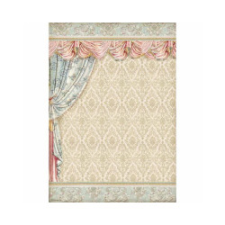 Papel de Arroz A-3 Stamperia Drapery
