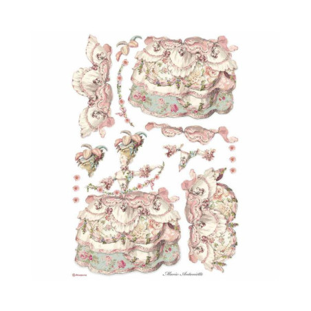 Papel de Arroz A-3 Stamperia Lady Pink