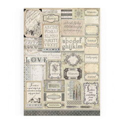 Papel de Arroz A-3 Stamperia Calligraphy Stamperia