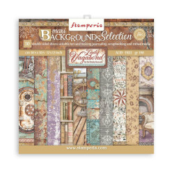 Colección Blackground selecction Lady Vagabond lifestyle Stamperia 30 x30
