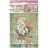 Kit 8 Papeles Arroz A-6 Stamperia Fondos Orchids and cats