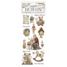 Rub-on Stamperia 10.16x21.6 cms. The Owl's House teddy bears