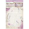 Kit 8 Papeles Arroz A-6 Stamperia Fondos Lavender