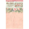 Kit 8 Papeles Arroz A-6 Stamperia Fondos House of Roses