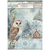 Kit 6 Papeles Arroz A-4 Stamperia The Owl's House