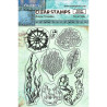 Sello Acrílico 14x18 cms. Stamperia Songs of the sea corales