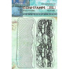 Sello Acrílico 14x18 cms. Stamperia Songs of the sea doble borde