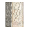Papel arroz A4  Alphabet - Stamperia