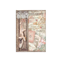 Papel arroz A4  Passion Zapatos- Stamperia
