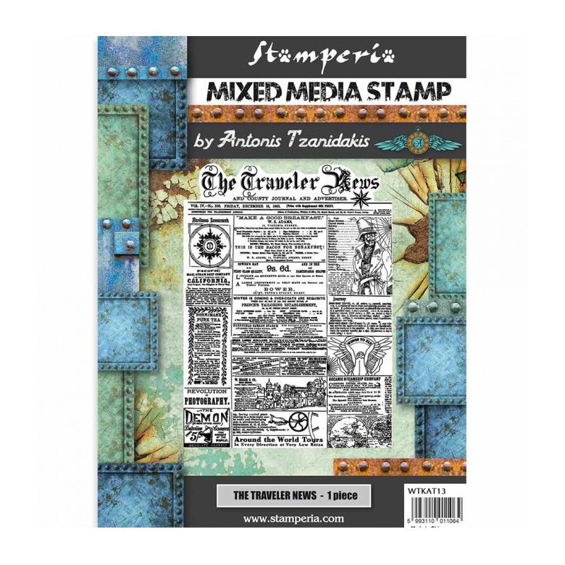 Sello Stamperia The traveler news