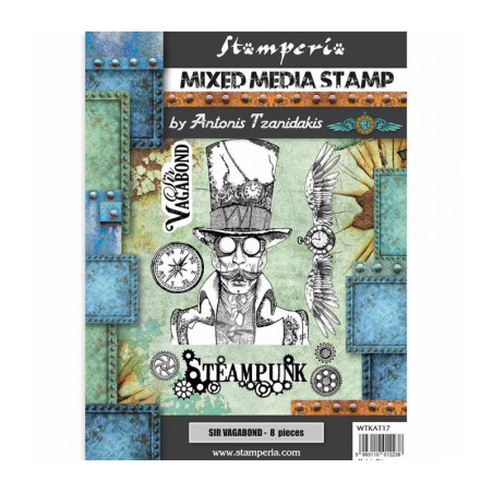 Sello Stamperia Sir Vagabond steampunk
