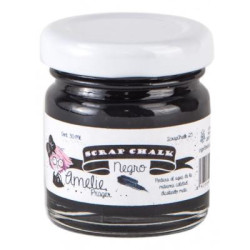 AMELIE SCRAP CHALK 25 NEGRO - 30 ML