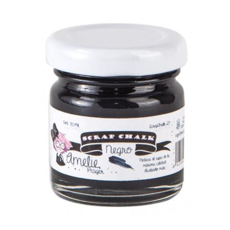 AMELIE SCRAP CHALK 25 NEGRO - 30 ML