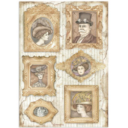 Papel de Arroz Lady Vagabond lifestyle marcos Stamperia A-4