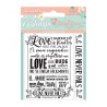 Sello Alta Definición Stamperia 9.5x10.5 Love never fails