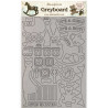 Greyboard A4 2 mm Stamperia Sleeping beauty beauty baby