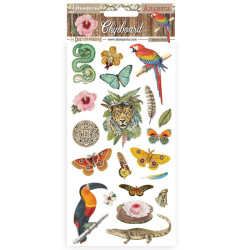 Chipboard cm 15x30 Stamperia Amazonia