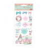 Chipboard cm 15x30 Stamperia Christmas Rose