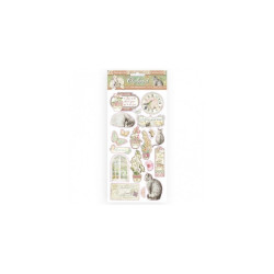 Chipboard cm 15x30 Stamperia Orchids and Cats