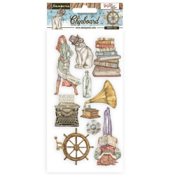 Chipboard cm 15x30 Stamperia Lady Vagabond Lifestyle