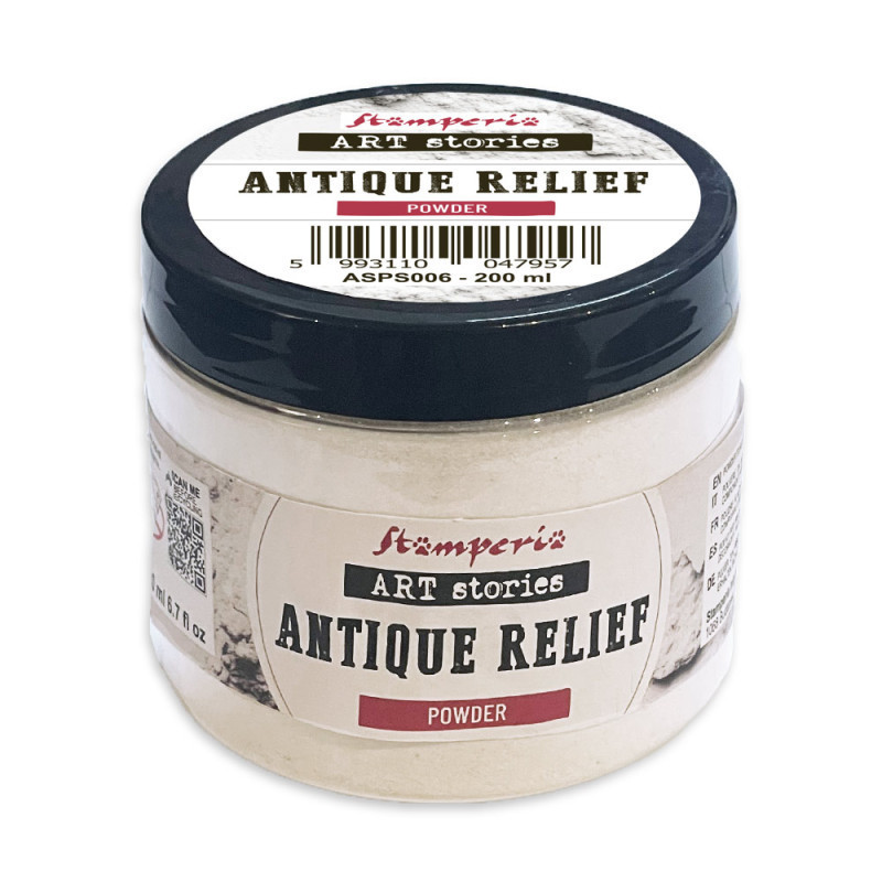 Polvo de Relieve Efecto Antiguo 200 ml Stamperia