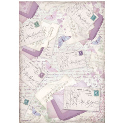 Papel de Arroz Provence Stamperia A-4