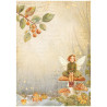 Papel de Arroz  Stamperia A-4 Whispering woods hada