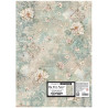 Papel de Arroz  Stamperia 50x70 cms.  Peony pattern