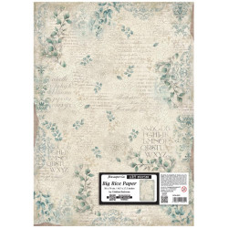 Papel de Arroz  Stamperia 50x70 cms.  Leaves Pattern