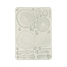 Molde Silicona Din A-5 Stamperia Whispering woods hongos 3d