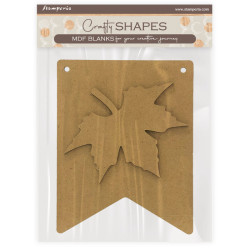 Crafty Shapes: Whispering woods leaf