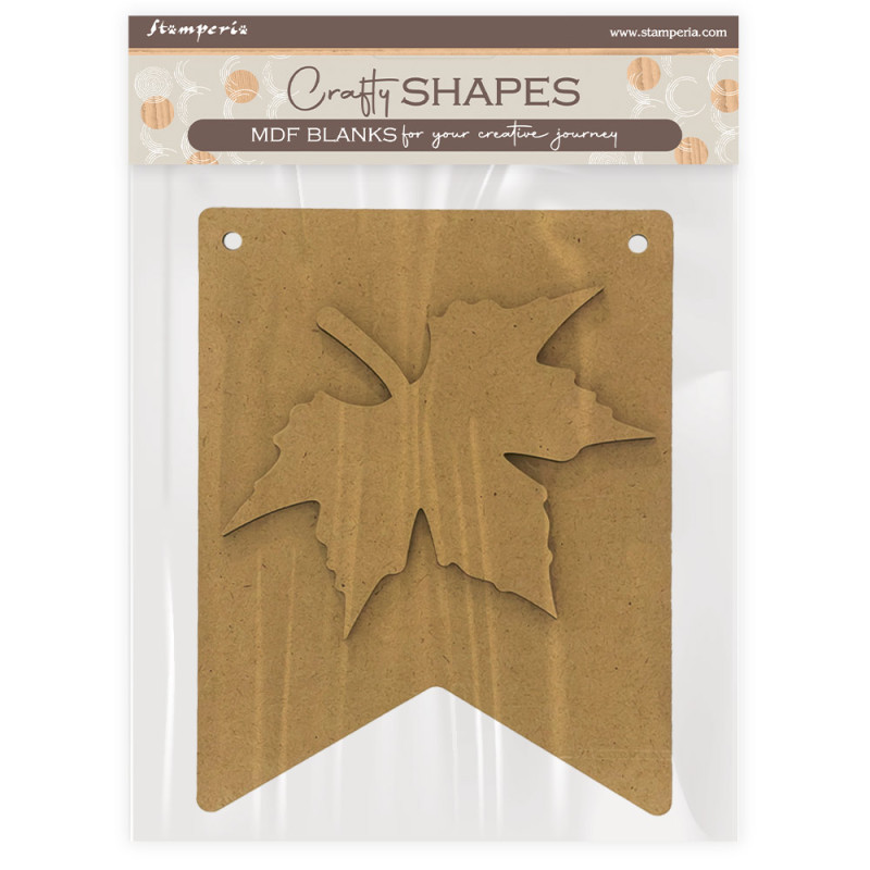 Crafty Shapes: Whispering woods leaf