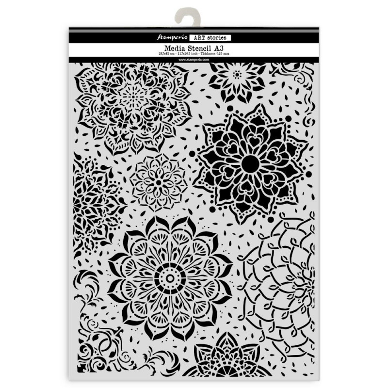 Big Stencil A-3 Stamperia Mandala Big Stencil A-3 Stamperia Mandala