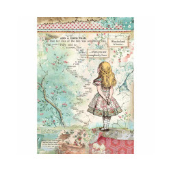 Papel de Arroz Stamperia A-4 Alice