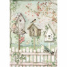 Papel de Arroz Stamperia A-4 House of Roses