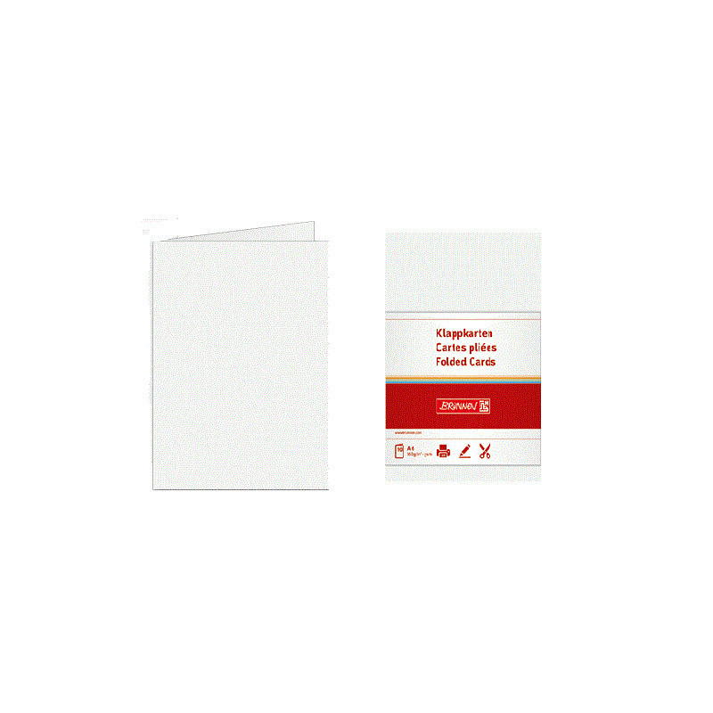 Paque 10 cartulinas Plegadas A-6 160 grs. color blanco Paque 10 cartulinas Plegadas A-6 160 grs. color blanco