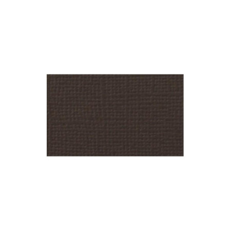 Hoja Cartulina Texturizada 30x30 cms. 216 grs. Artis Decor Marron Oscuro