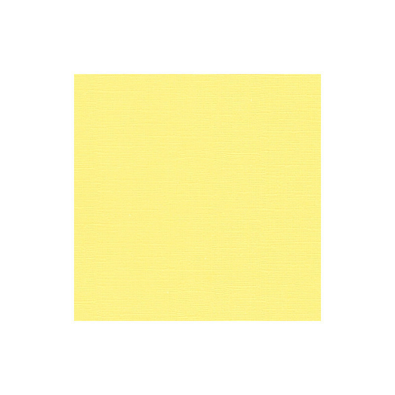 Hoja Cartulina Texturizada 30x30 cms. 216 grs. Scrapberry's Light Yellow