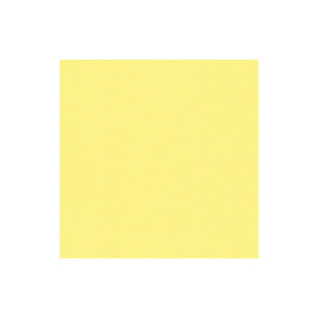 Hoja Cartulina Texturizada 30x30 cms. 216 grs. Scrapberry's Light Yellow