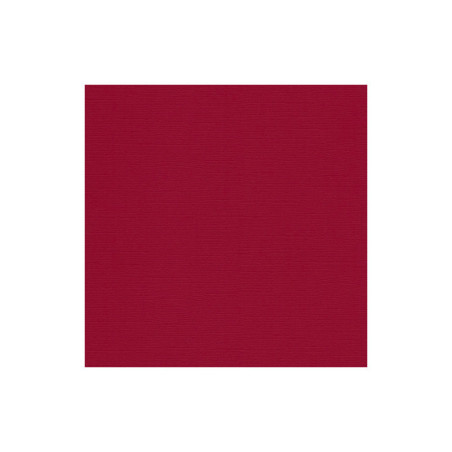 Hoja Cartulina Texturizada 30x30 cms. 216 grs. Scrapberry's Carmine