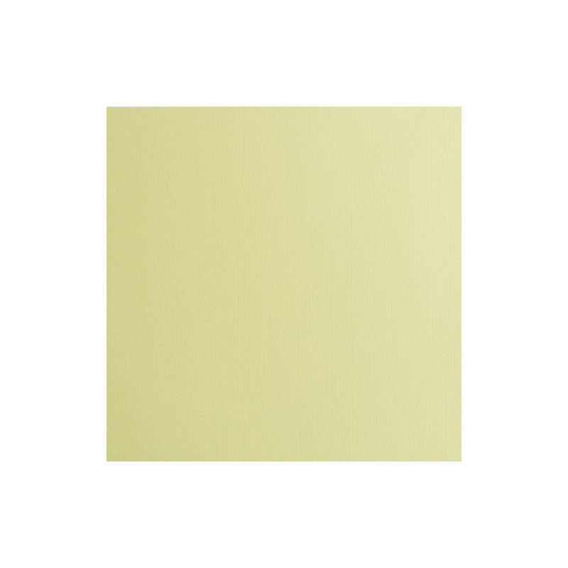 Hoja Cartulina Texturizada 30x30 cms. 230 grs. Scrapberry's Amarillo Limon