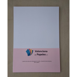 Paquete 20 hojas Cartulinas Din A-4 Blanco Diamante 180 grs.