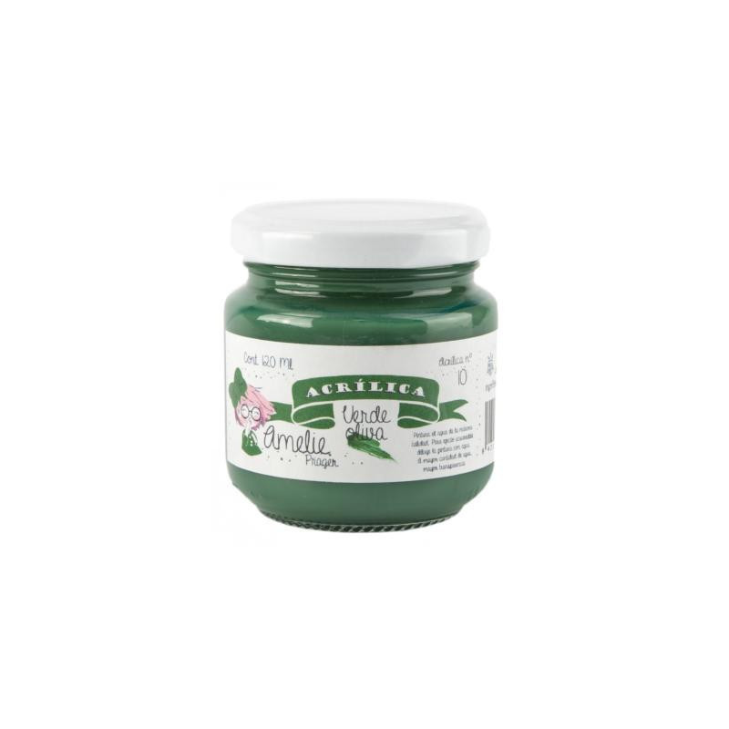AMELIE ACRÍLICA 10 VERDE OLIVA - 120 ML
