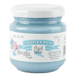 AMELIE ACRÍLICA 13 AZUL BEBE - 120 ML