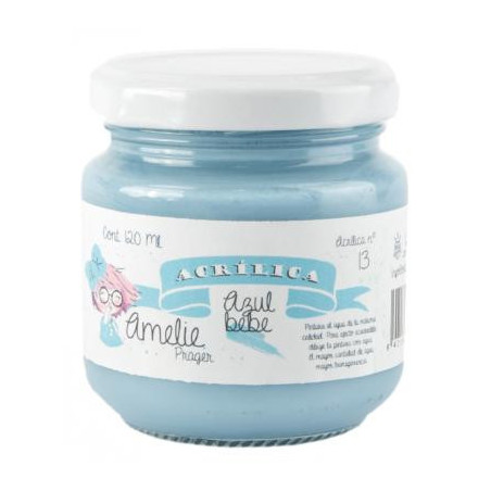 AMELIE ACRÍLICA 13 AZUL BEBE - 120 ML