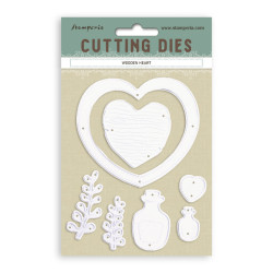 Set Troqueles A-6 Stamperia Heart